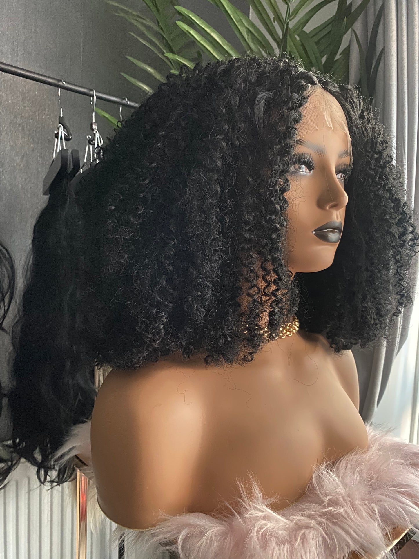 17'' Lace Front Afro Kinky Wig