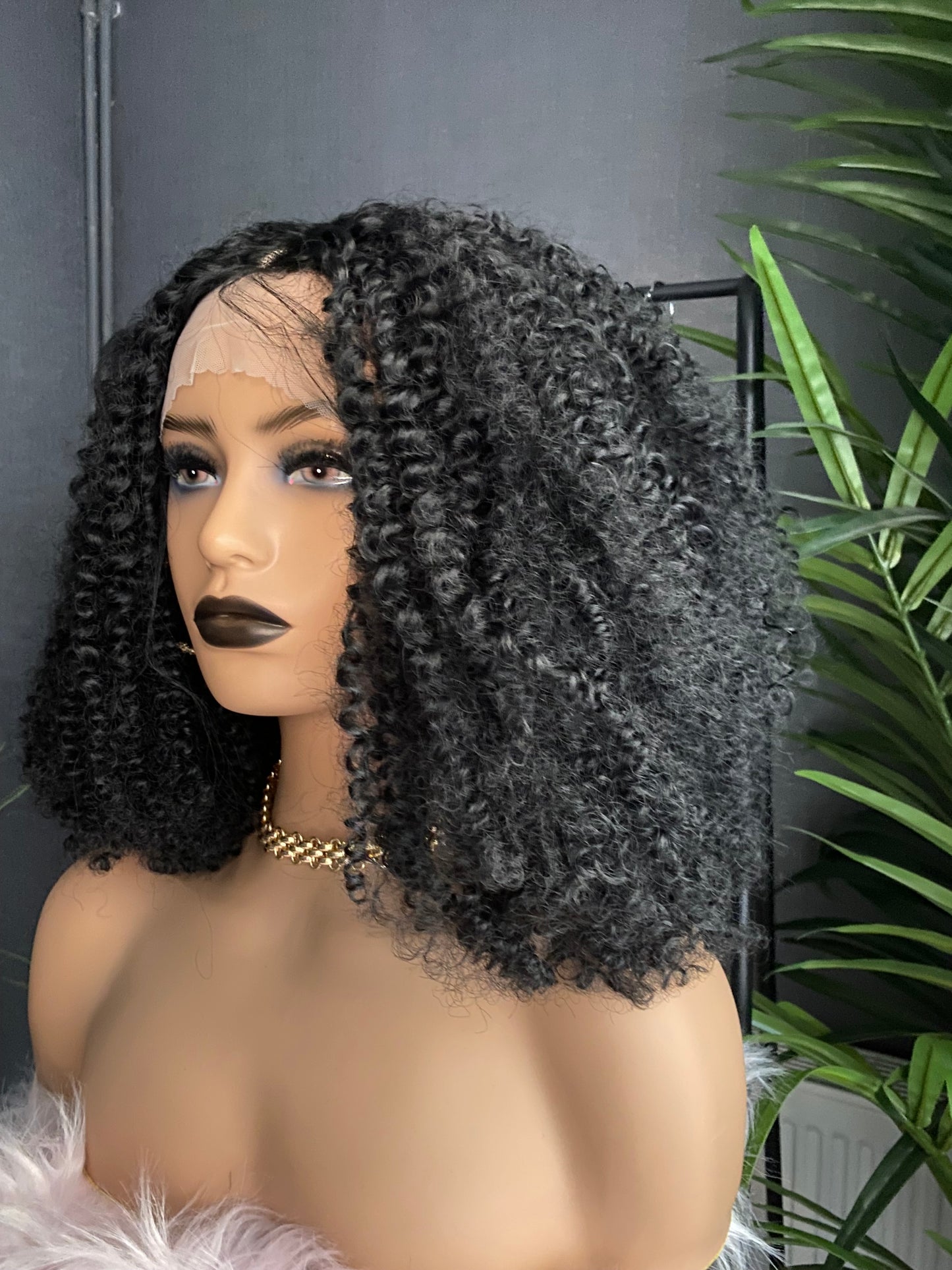 17'' Lace Front Afro Kinky Wig